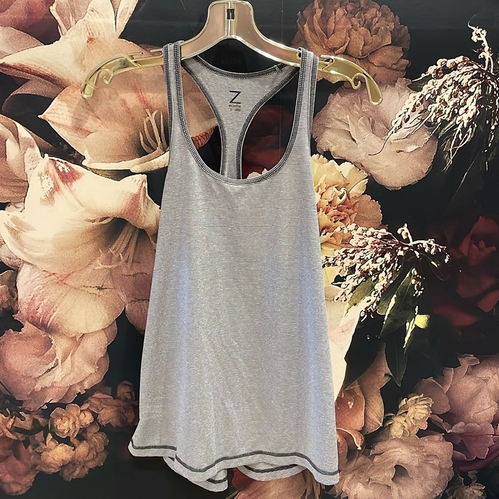 Zella striped racerback top